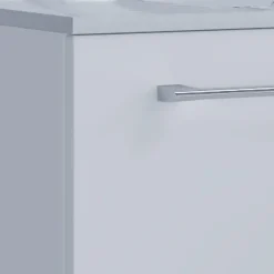 Stand-Waschplatz 80 cm 2-teilig 2 Türen weiß