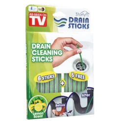 Starlyf Abflussreiniger Stäbchen Drain Sticks 12 Stück Zitronenduft
