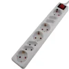 Steckdosenleiste 1,4 m 8-fach mit Schalter weiß