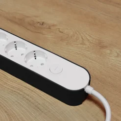 Steckdosenleiste GREENLINE weiß/anthrazit