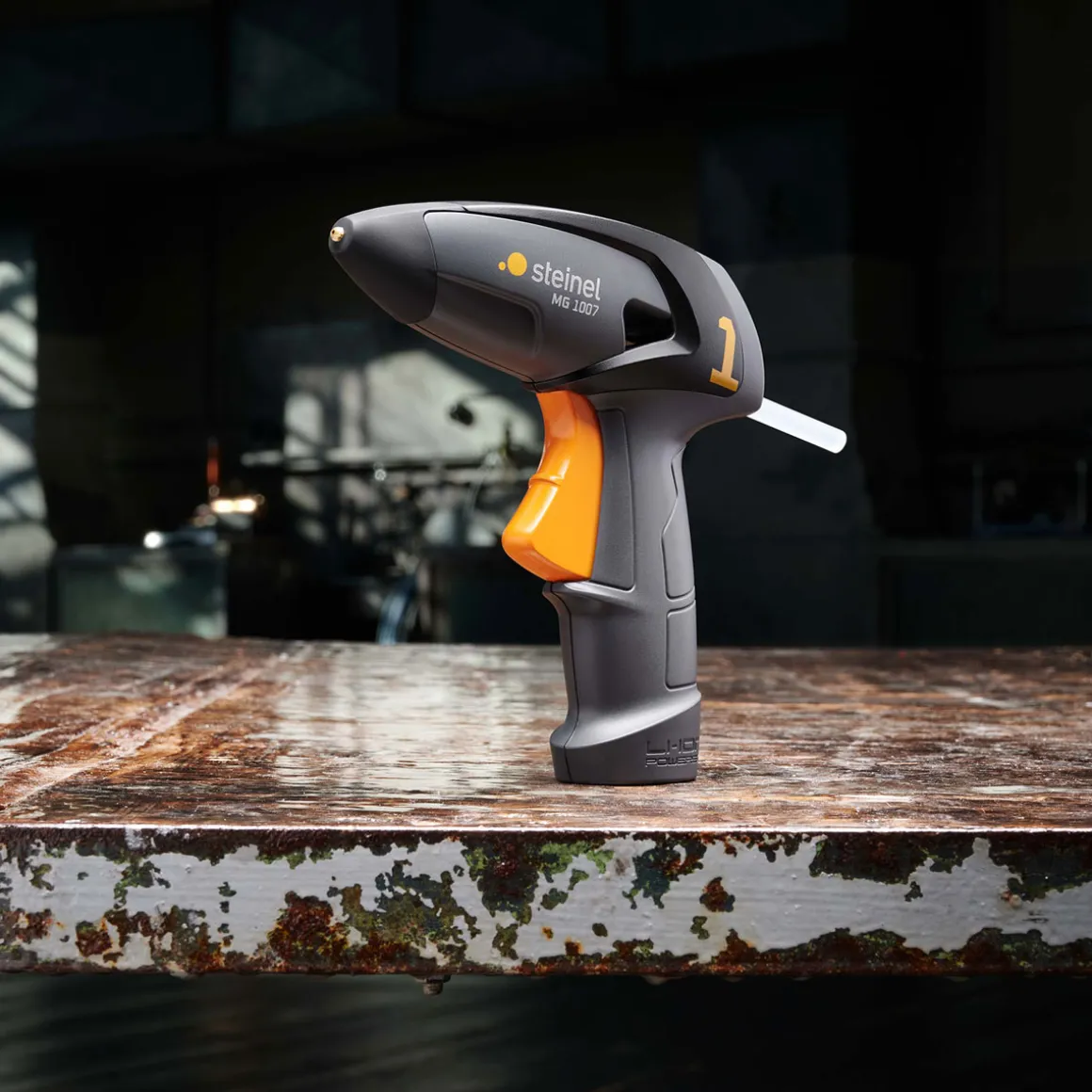 Steinel Akku Klebepistole MobileGlue 1007 mit 7 mm Klebesticks