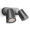 Steinel LED-Außenstrahler mit Bewegungsmelder Spot DUO S anthrazit