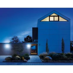 Steinel LED-Außenstrahler XLED home 2 S mit Bewegungsmelder silber