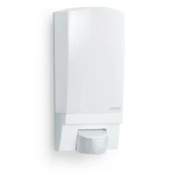 Steinel Sensoraußenleuchte L 1 S weiß mit Hausnummer