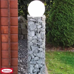 Steinsäule eckig 2- teilig 20 x 20 x 125 cm verzinkt