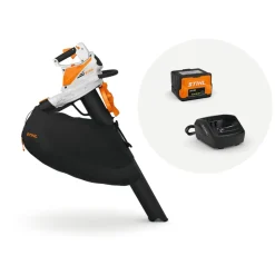 Stihl Akku-Saughäcksler SHA 56 mit Akku und Ladegerät