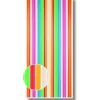 Streifenvorhang aus PE Folie bunt