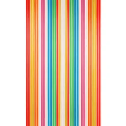 Streifenvorhang aus PE Folie bunt