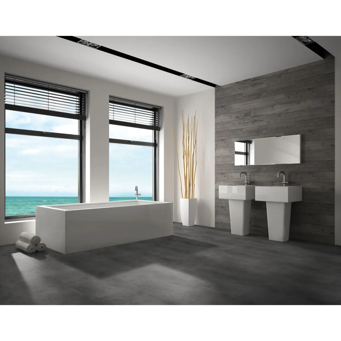 Strong SPC Designboden Fliese Cannstatt 935 x 465 x 6,5 cm