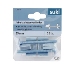 Suki Arbeitsplattenverbinder M6 x 65 mm 2 Stück