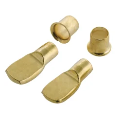 Suki Bodenträger Stahl Durchmesser 0,8 x 0,8 cm vermessingt 12 Stück