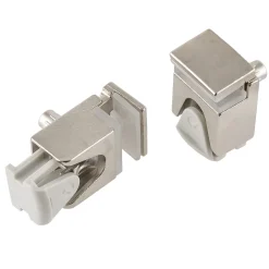 Suki Bodenträger Stahl/Kunststoff Durchmesser 0,5 x 0,8 cm vernickelt 4 Stück