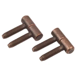 Suki Einbohrband Stahl Durchmesser 0,9x Durchmesser 5,4 x 2,3 cm brüniert 2 Stück