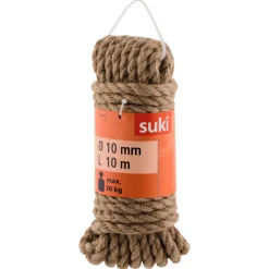 Suki Hanf-Seil gedreht 10 mm 10m