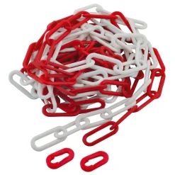 Suki Kunststoffkette 5 mmx5m rot-weiß