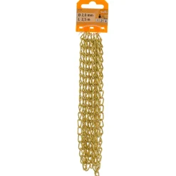 Suki Panzerkette gedreht vermessingt 2,5m