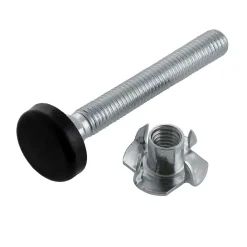 Suki Sockelversteller verzinkt 6 cm 2 Stück