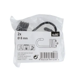 Suki Spannhaken für Expanderseile beschichtet 8 mm 2 Stück