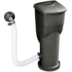 Summer Waves Elite Frame Pool 549x549x132cm Rattan Grau