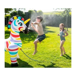 Summer Waves Wasserspielzeug Sprinkler Zebra 157x94x157cm Bunt