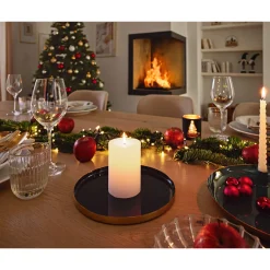 Tablett rund Metall 21 cm gold-schwarz