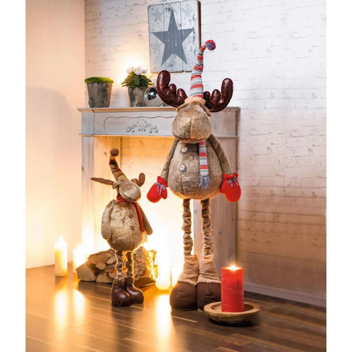 Teleskop-Rentier stehend 150 cm