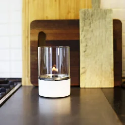 Tenderflame Tischfeuer Turm weiß