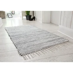 Teppich Kentucky 60 x 120 cm schwarz/weiß