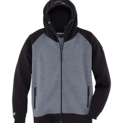 Terratrend Sweatjacke dunkelgrau-schwarz Größe M