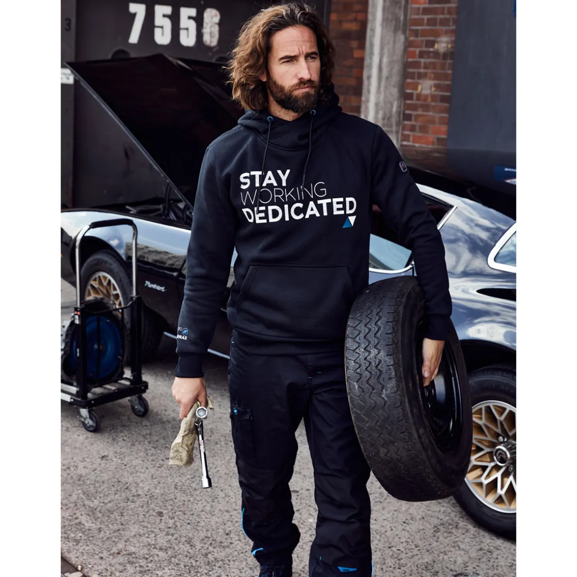 Terrax Workwear Arbeitshose schwarz