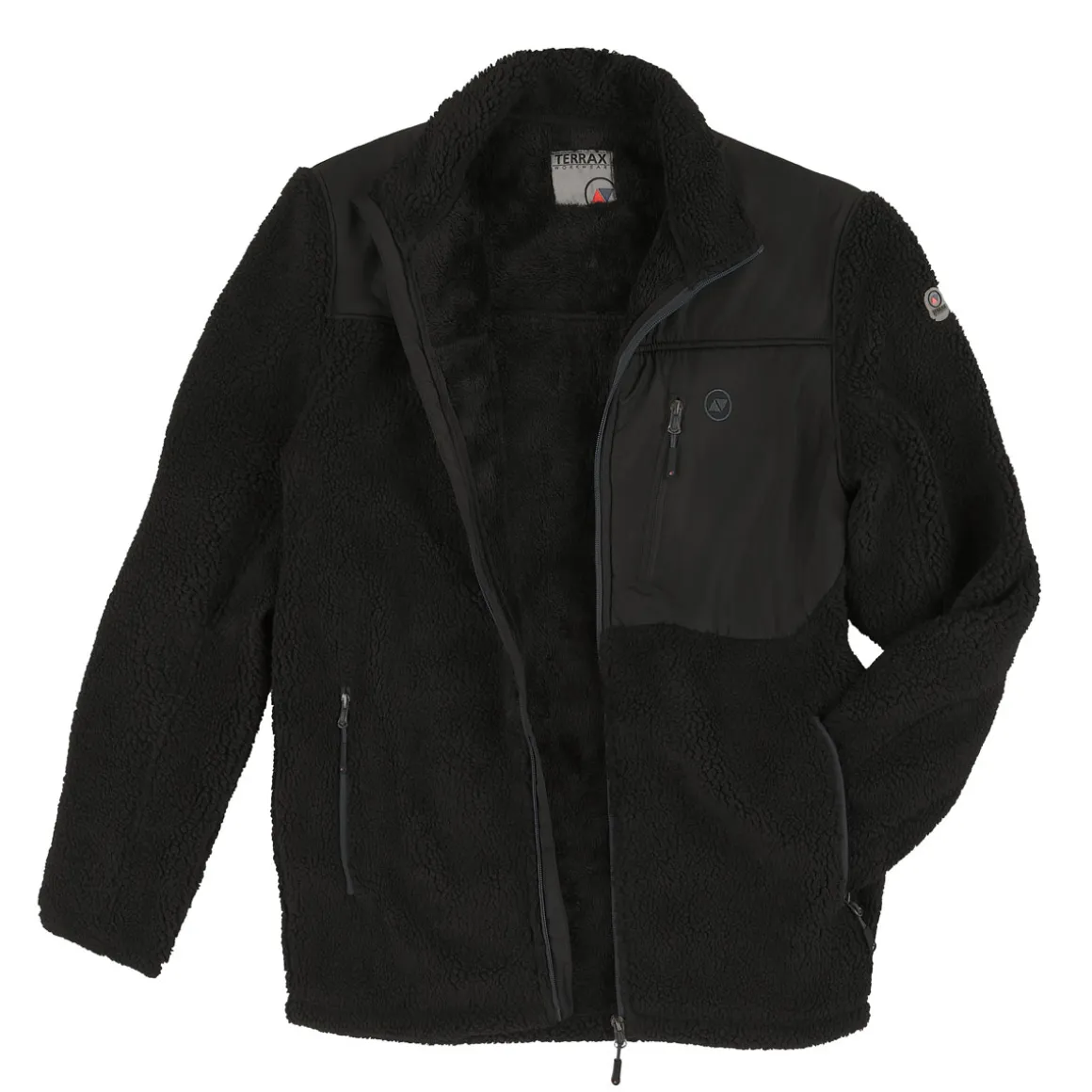 Terrax Workwear Faserpelzjacke schwarz Größe 2XL