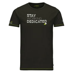 Terrax Workwear T-Shirt dunkelgrün-limette Größe S