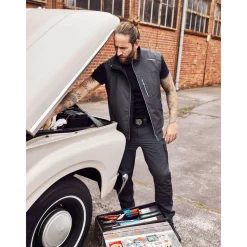 Terrax Workwear Arbeitshose anthrazit/ petrol Größe 50