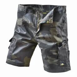 Terrax Workwear Arbeits-Shorts oliv/schwarz Größe 60