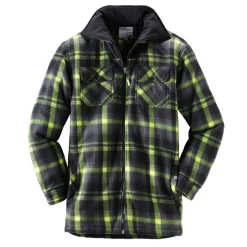 Terrax Workwear Thermohemd schwarz-limette Größe L