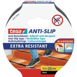 Tesa -Anti-Rutschband 5mx25 mm schwarz