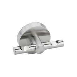 Tesa Doppel-HandtuchhakenMoon Edelstahloptik