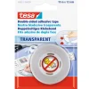 Tesa Doppelseitiges Klebeband transparent 10m x 12 mm