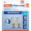 Tesa Haken Powerstrips Waterproof Small Metall