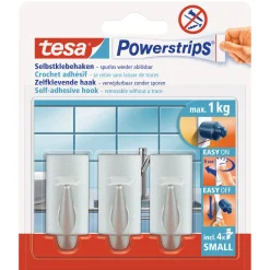 Tesa Mini-Haken Trend mattchrom