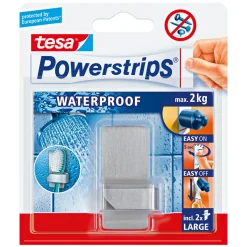 Tesa Powerstrips Waterproof für Rasierhalter Metall