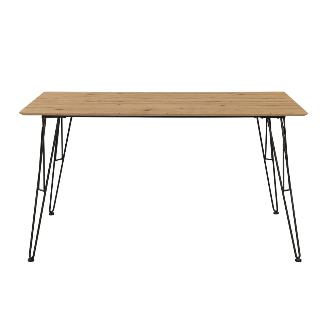 Tisch „Tacona“, Metall, Eiche Artisan