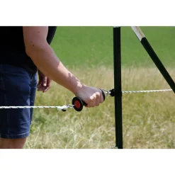 Torgriff mit Seil- und Litzenanschluss schwarz für 10-20 mm