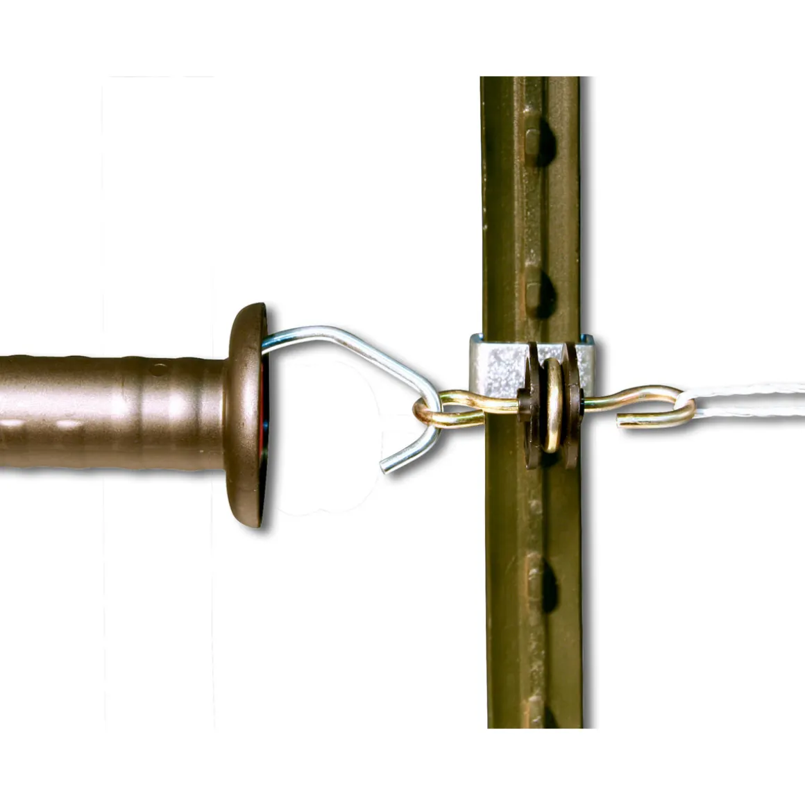 Torgriffisolator T-Post schwarz 4 Stück