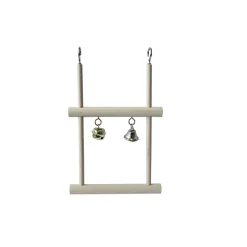 Trapezschaukel mit Glocke doppelt 12,5 x 20,5 cm
