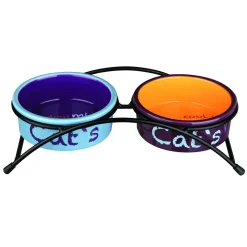 Trixie Cat Napf Set EatonFeet Keramik 2 x 0,3l/12 cm