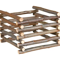 Trixie Natur Living Standheuraufe Naturholz 15 x 11 x 15 cm