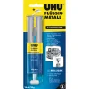 UHU Zwei-Komponenten-Klebstoff Flüssig Metall 28 g