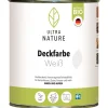 Ultra Nature Deckfarbe Weiß 0,75 L