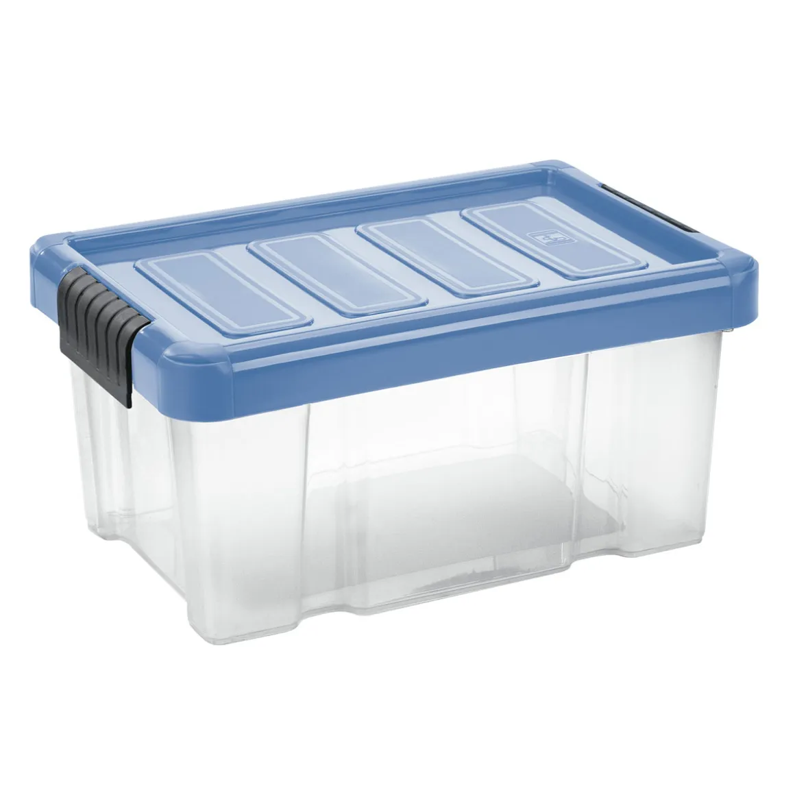 Unibox Puzzle 5 L mit Klickdeckel transparent/hellblau